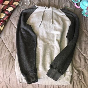 Gray and black Hoodie